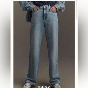 Modern American Straight Jeans By Anthropologie‎ Size 26 NWOT Ashbury wash